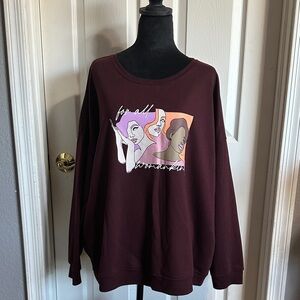 Nine West Women's History Month Sweatshirt Maddie Size 2X